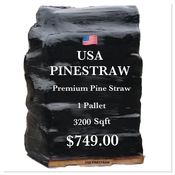 Premium Pine Straw | 9 and 14 inch | Covers 3200 Sqft.